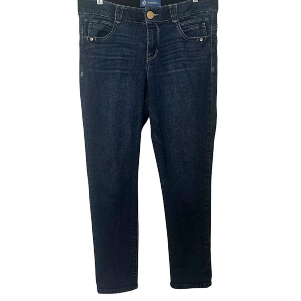 Democracy Ab Technology "Ab"solution Dark Wash Skinny Jeans Womens 10